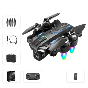 YCRC A22 WiFi FPV with Electrically Adjustable Camera Optical Flow Hover Automatic Obstacle Avoidance Detachable Camera Display Screen LED Brushless Foldable RC Drone Quadcopter RTF