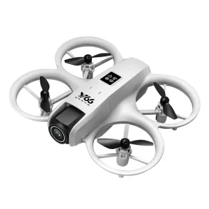 YCRC V66 WiFi FPV with Dual Camera 180° Electrically Adjustable Optical Flow Hover Automatic Obstacle Avoidance LED Light Circle Protection Kids Gifts 2.4G 4CH 6-Axis Remote Control RC Toys Drone Quadcopter RTF