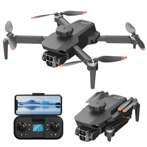 LYZRC L106 GPS WiFi FPV with Electric Adjustment HD Dual Camera 360° Obstacle Avoidance Optical Flow Positioning Brushless Foldable RC Drone Quadcopter RTF